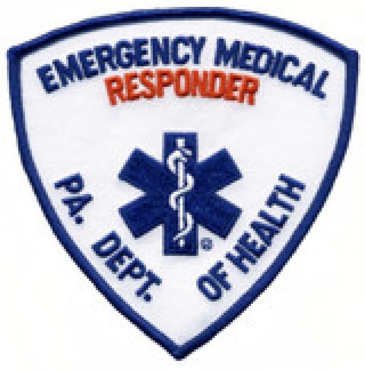 PENNSYLVANIA DEPT OF HEALTH EMERGENCY MEDICAL RESPONDER SHOULDER PATCH - SEW ON.